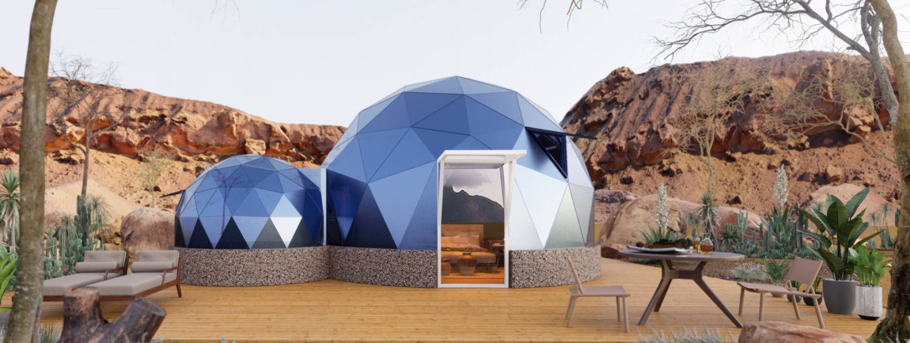 共和县球形智能光伏玻璃星空房